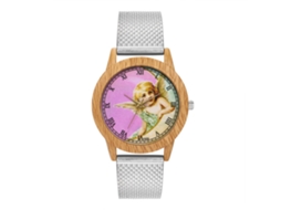 Reloj De Cuarzo Con Correa De Silicona Dial Redondo Números Romanos Unisex (plata)