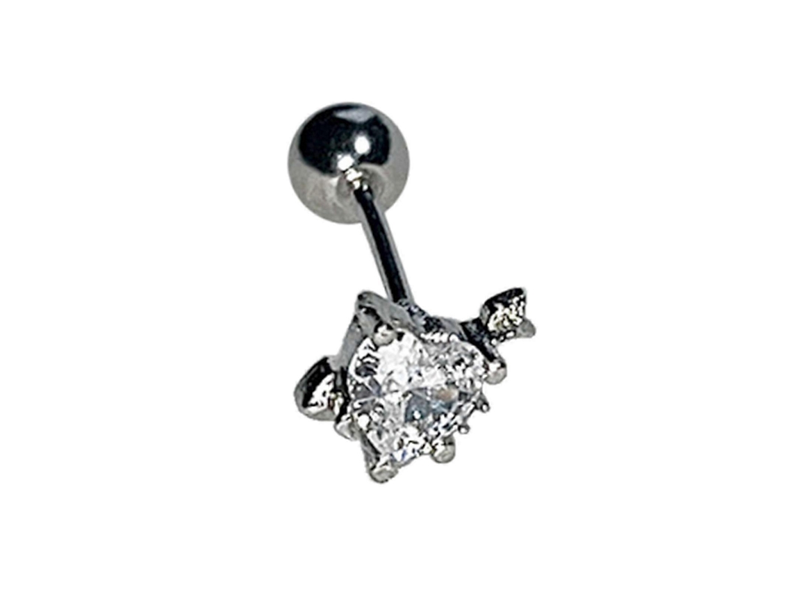 Brincos De Estrela E Coração De Cobre, Para Festas E Presente Para Mulheres E Meninas