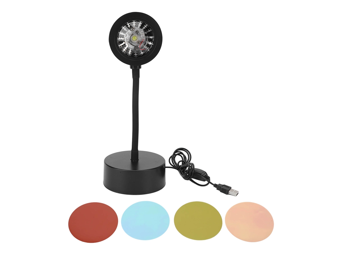 Projetor De Luz Por Solpor Led 5w Usb Para Festa Em Casa