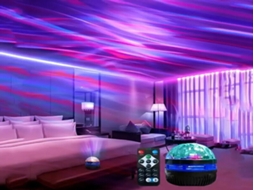 Lurelia Projetor Aurora Boreal Led, Rgb, Para Quarto Modelo 4