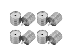Pequenas Alças para Portas de Vidro Oco de Banheiro (Vendidas em Conjunto de 4, Adequado para Caixas Chuveiro e Vasos Sanitários)