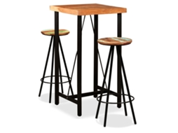 Bar Set, Bar Sets Vidaxl Marrom Madeira