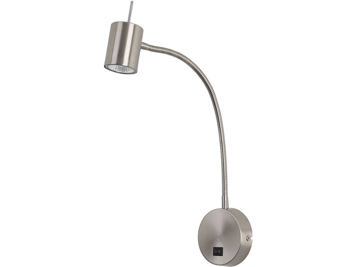 Forlight Bas - Aplique 100x10x545mm, Aço, Cor Prata, Gu10, Máx 7w