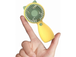 Mini Ventilador De Mão, Ventilador Portátil Recarregável Via Usb, Ventilador De Bolso Silencioso Para Mesa Ou Escritório