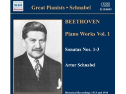 CD Schnabel,Artur - Klaviersonaten 1-3 (1CD)