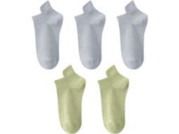 Conjunto De 10 Pares Meias Femininas Casuais Respiráveis Cano Curto, Finas E Elásticas, De Algodão, Para O Verão, Ideais