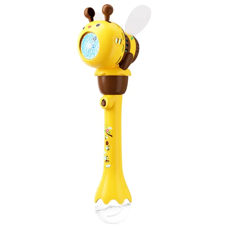 Pistola de Bolhas Elétrica , Jogo para Festas Ao Ar Livre, Presente para Crianças MDUG (amarela)