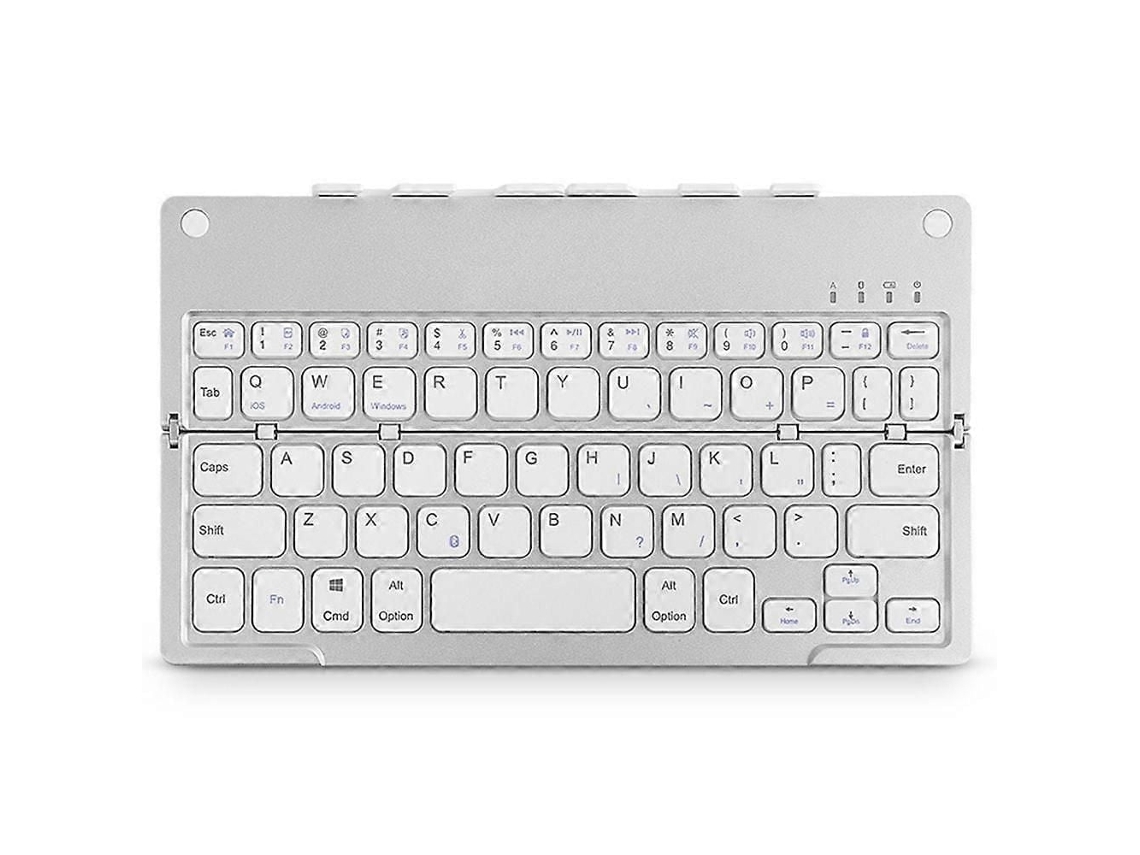Mini Teclado Dobrável TAISHENGDA, recarregável, compatível com Bluetooth, para celular e computador