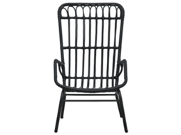 Maison Exclusive - Cadeira De Jardim Vime Pe Preto
