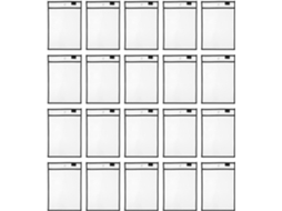 Capas De Papel Quadro Branco Zerodeko, Reutilizáveis E Protetoras De Documentos Em Plástico Pet Decoração