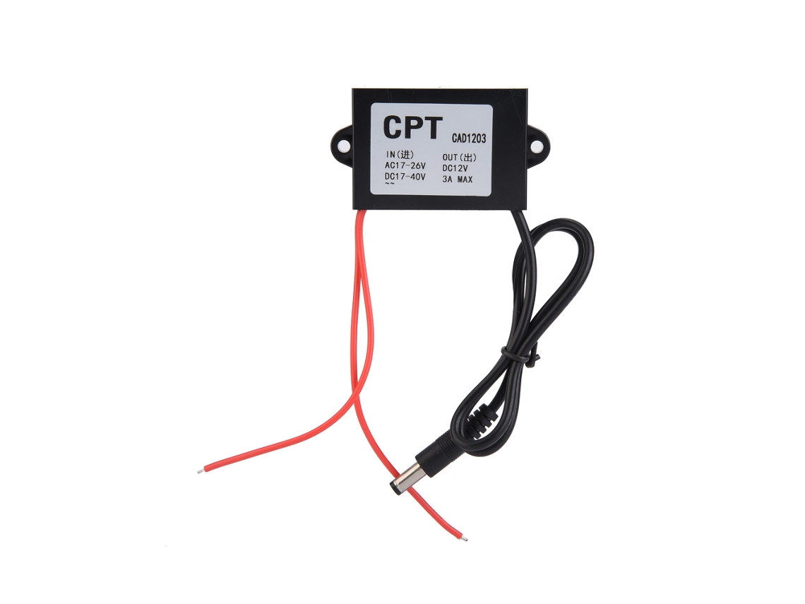 Conversor Regulador de Alimentação de Ca para Cc 24v para 12v 3a para Monitor
