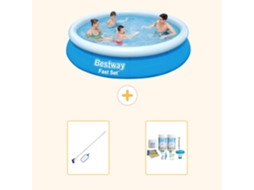 Bestway Piscina Bestway Fast Set Redonda - 244x61 Cm - 3-peças S22621