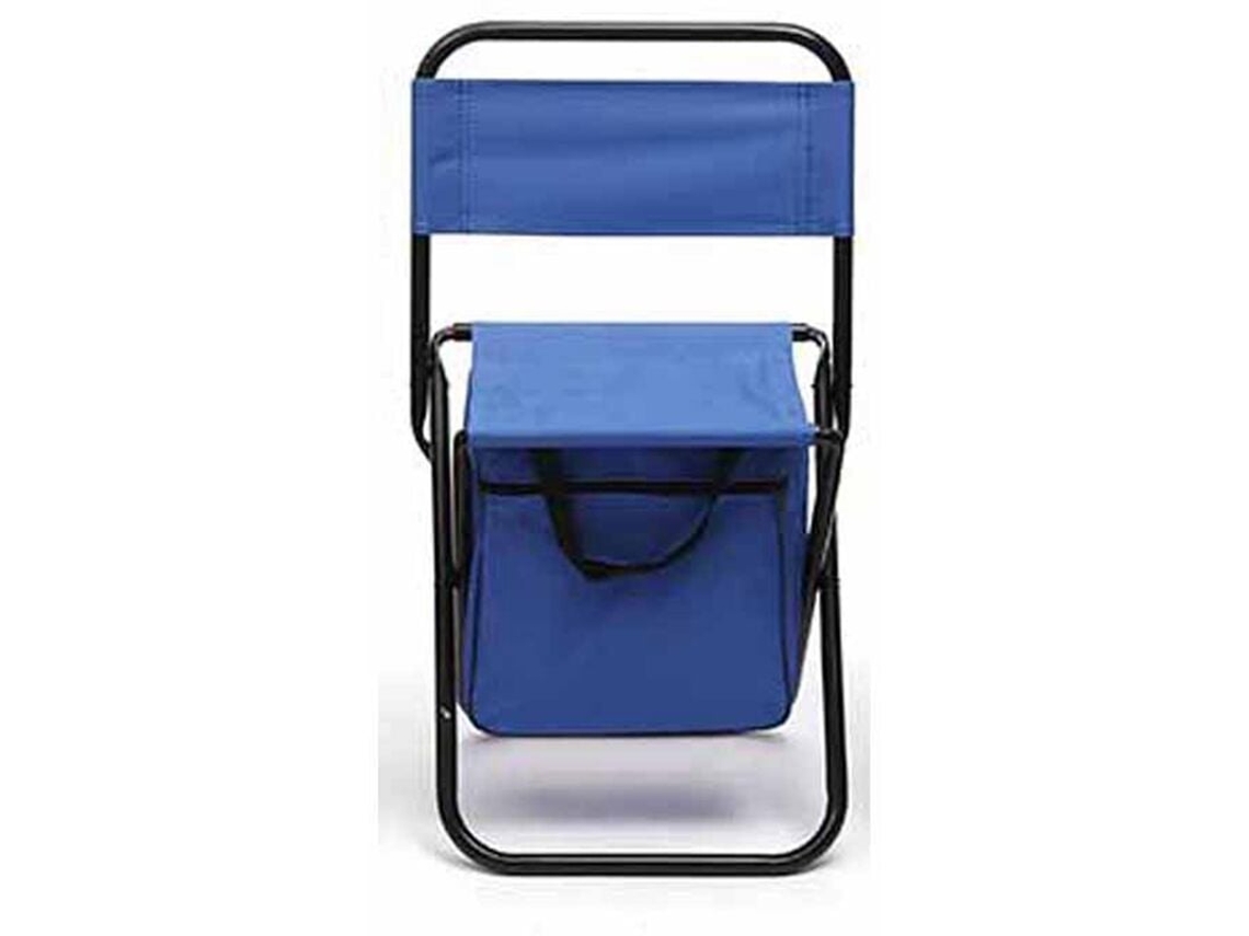 Cadeira Dobrável Para Acampamento Ao Ar Livre, Cadeira Dobrável Portátil Com Encosto, Cadeira De Lazer Para Pesca Com Bolsa Slowmoose (azul)