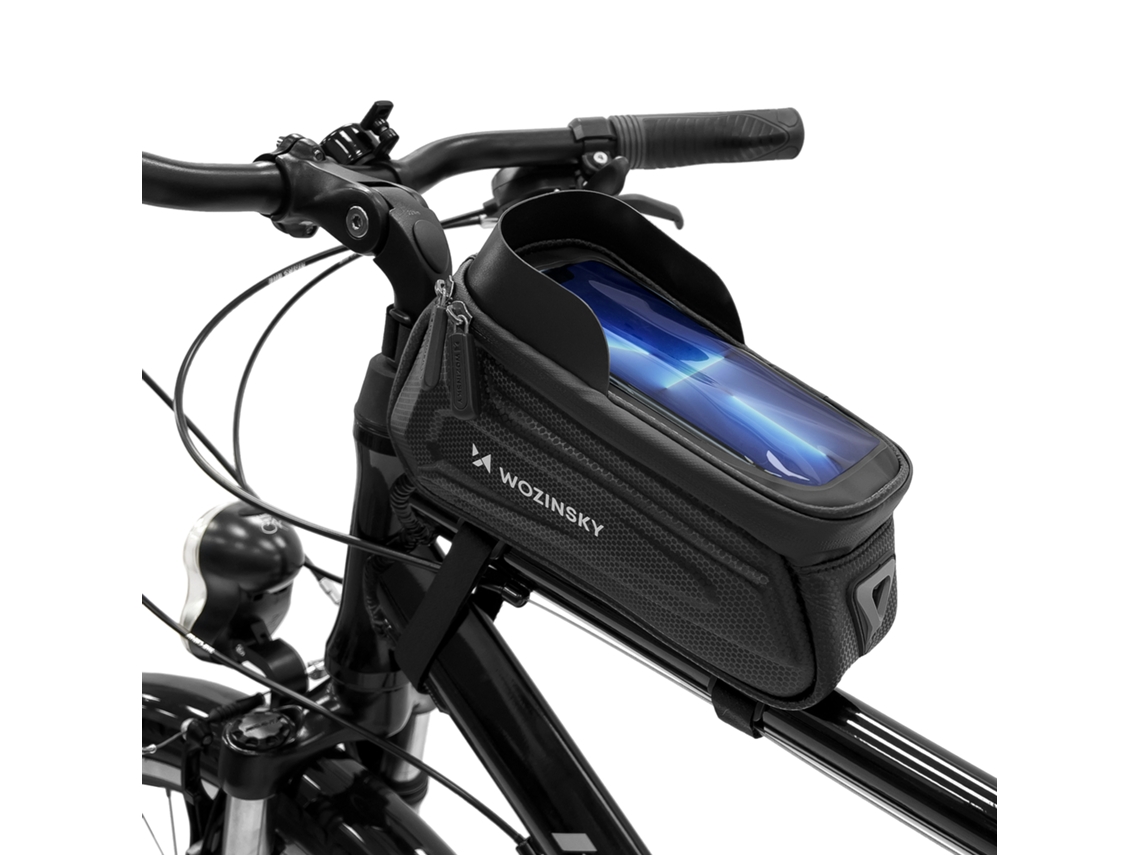 Torba Rowerowa na Ramę Z Estojo na Telefon 1.7 L Czarna WOZINSKY