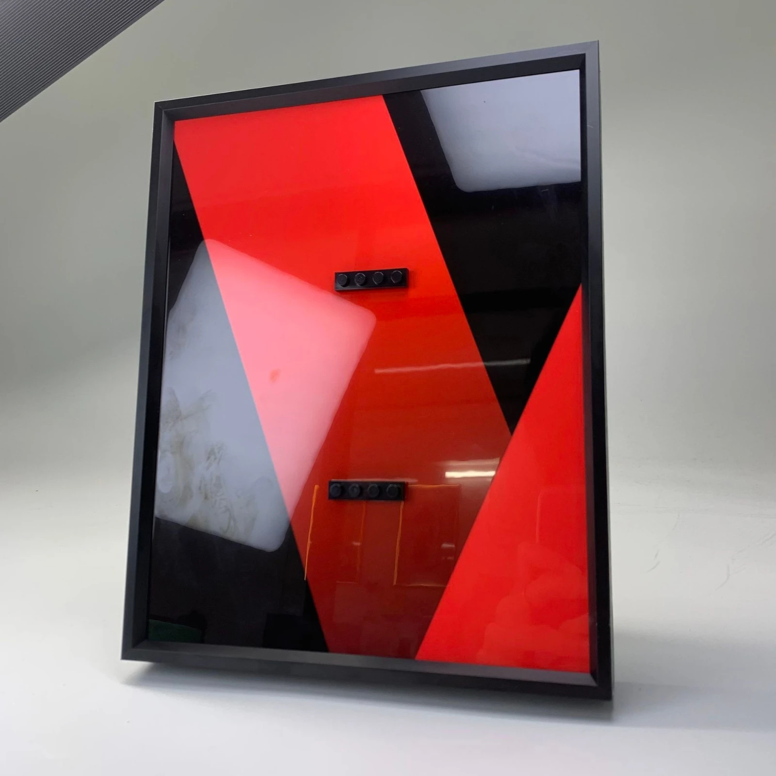 (vermelho) Porta-retratos De Parede Em Escala 1:32 Com Desenho De Carrinho De Brinquedo