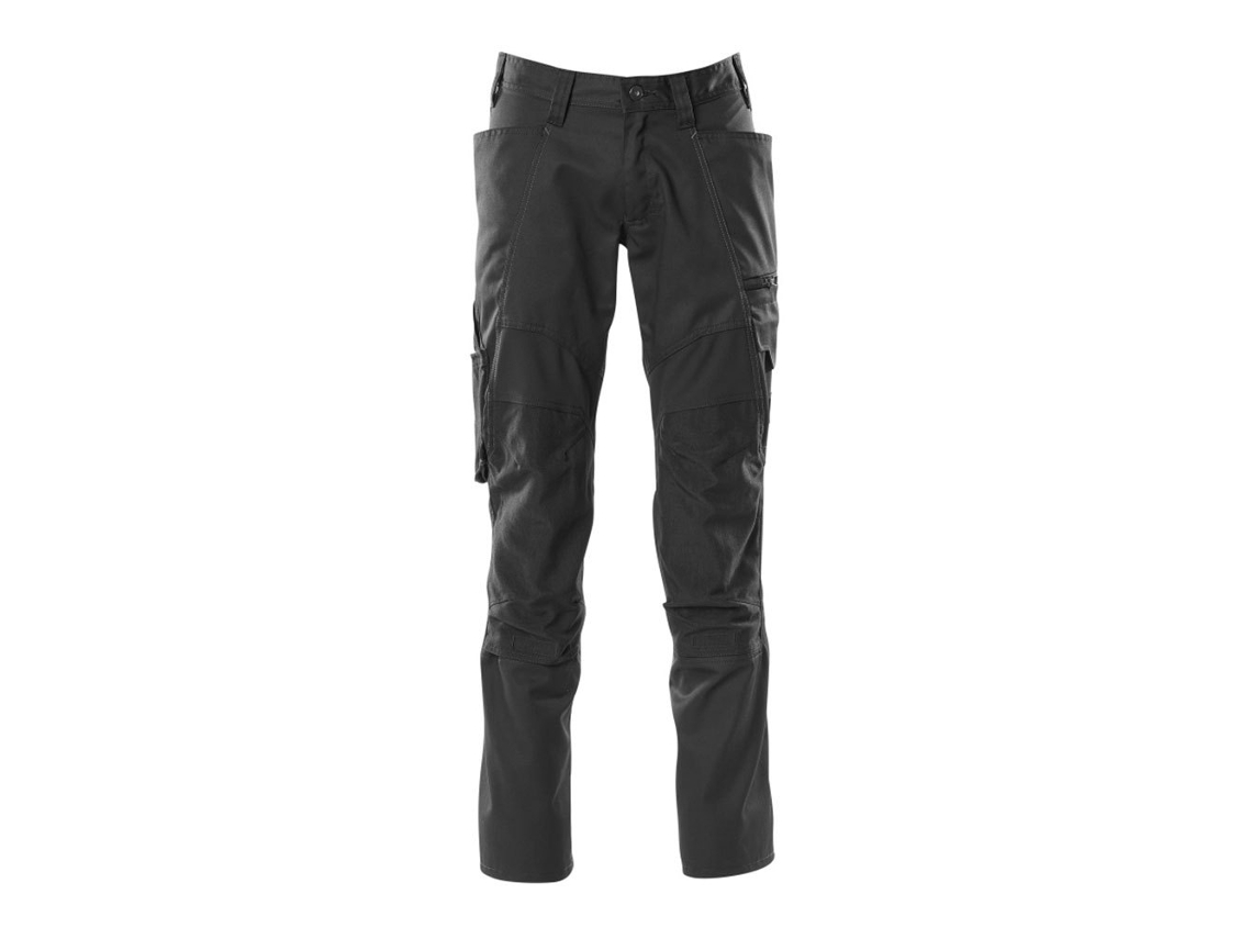 Calças Grandes Com Bolsos Para Joelheiras Accelerate 18579 Preto 52 / 35 MASCOT