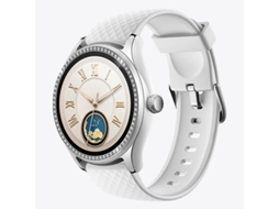 Smartwatch Attend/fazer Chamadas Monitoramento de Saúde 1.38 Polegadas IP68 À Prova Dágua Para Iphone Android Prata Bestvite