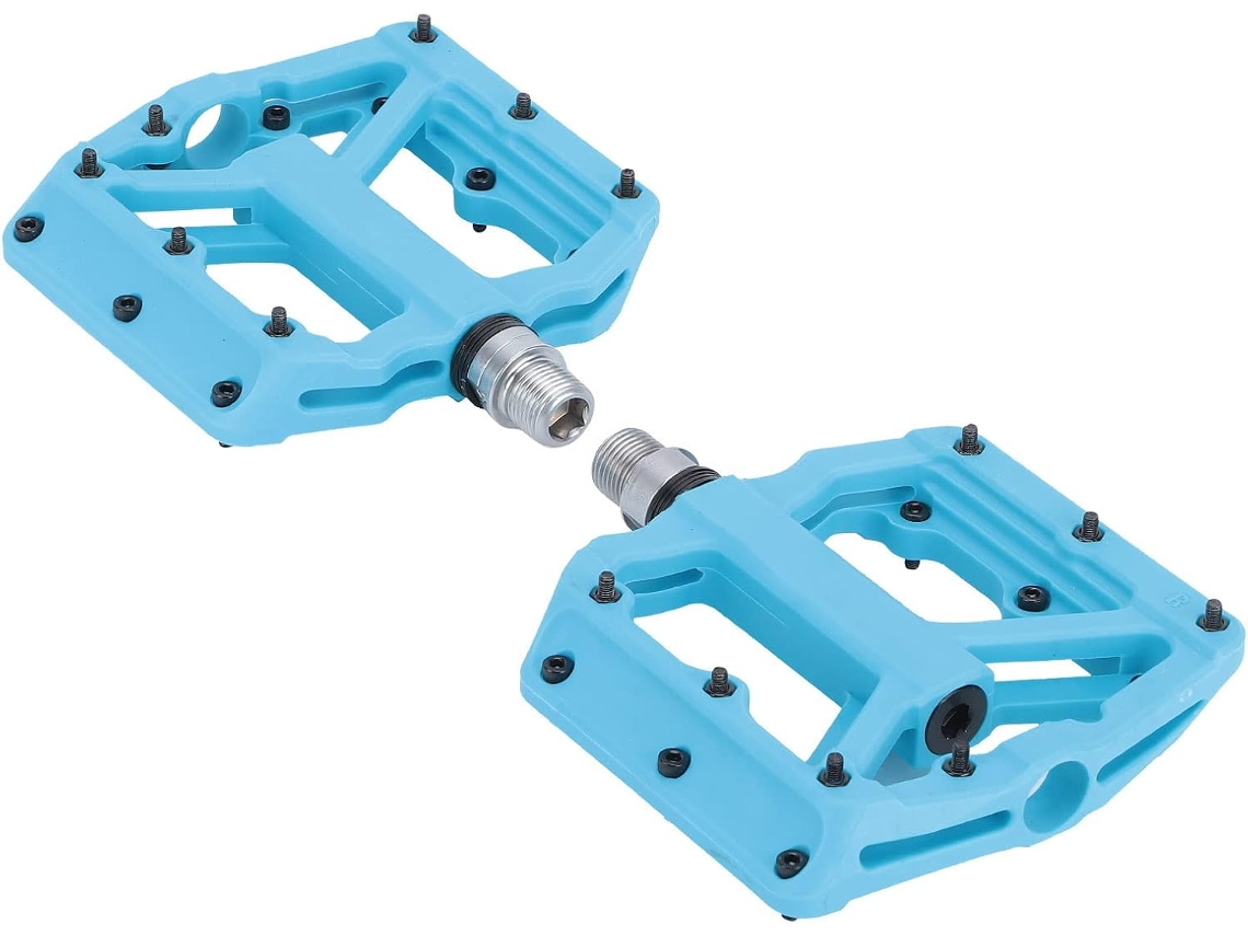 Pedal de bicicleta de montanha com 3 roletes, plataforma ideal para
