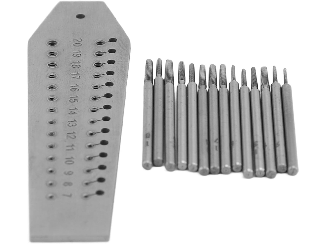Conjunto De Machos E Cossinetes, Kit De Reparo De Relógios Com 14 Peças