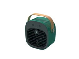 Ventilador De Ar Condicionado Portátil 3 Velocidades 5200mah Recarregável Verde Siurn