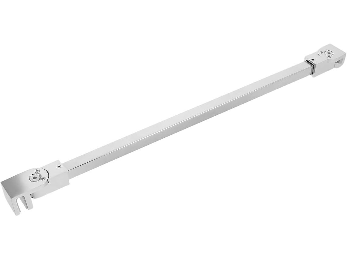 Barra De Suporte Para Porta Chuveiro Em Aço Inoxidável, Com Instalação Flexível E Confiável Em 180° Para Painéis De