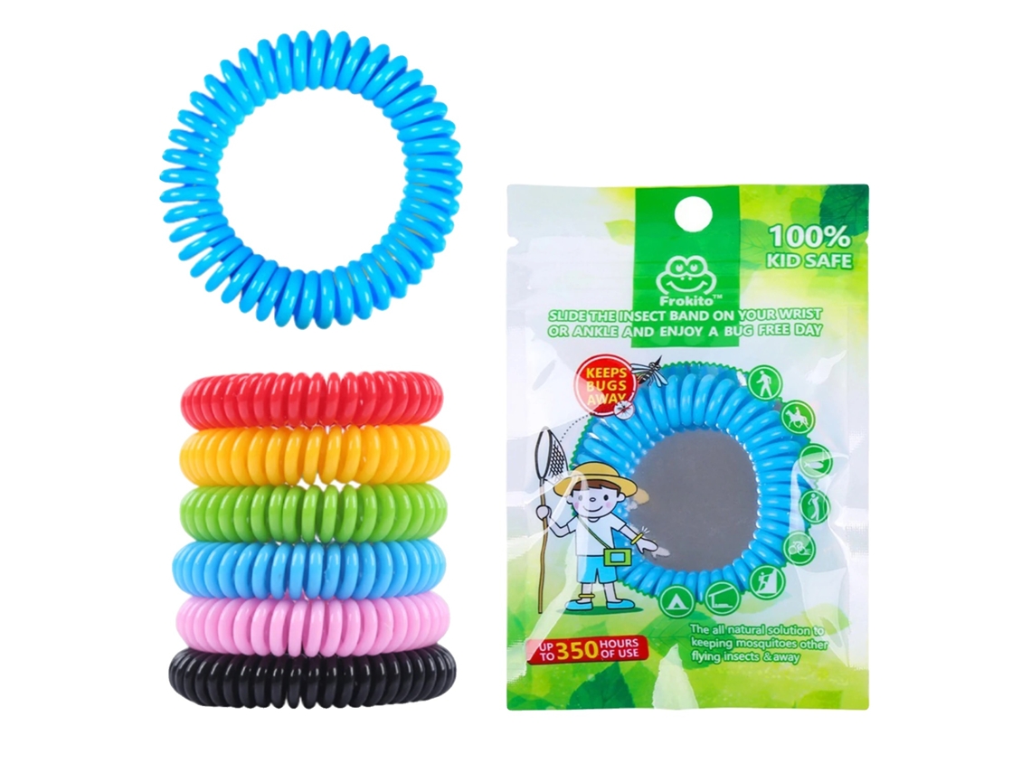 Pulseiras Repelentes De Mosquitos, À Prova D'água, Sem Deet, 50pcs Cor Aleatória