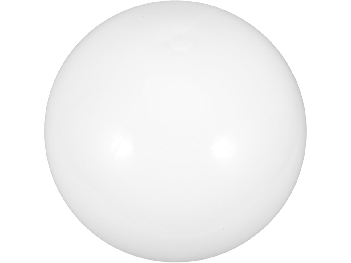 Cúpula Esférica Em Acrílico Branco Leitoso Para Luminária Externa, Com Diâmetro De 25 Cm E 125 Cm, I Gokoco