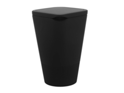 Lixeira De Carro Em Silicone Preto, À Prova D'água, Mini Porta-copos Dobrável, Recipiente Multiuso