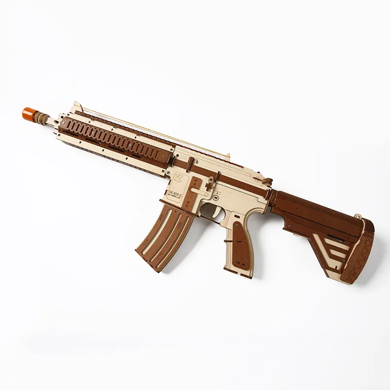 Novo Quebra cabeça 3d de Madeira M416, Modelo de Montagem de Equipamento Militar do Exército. MDUG
