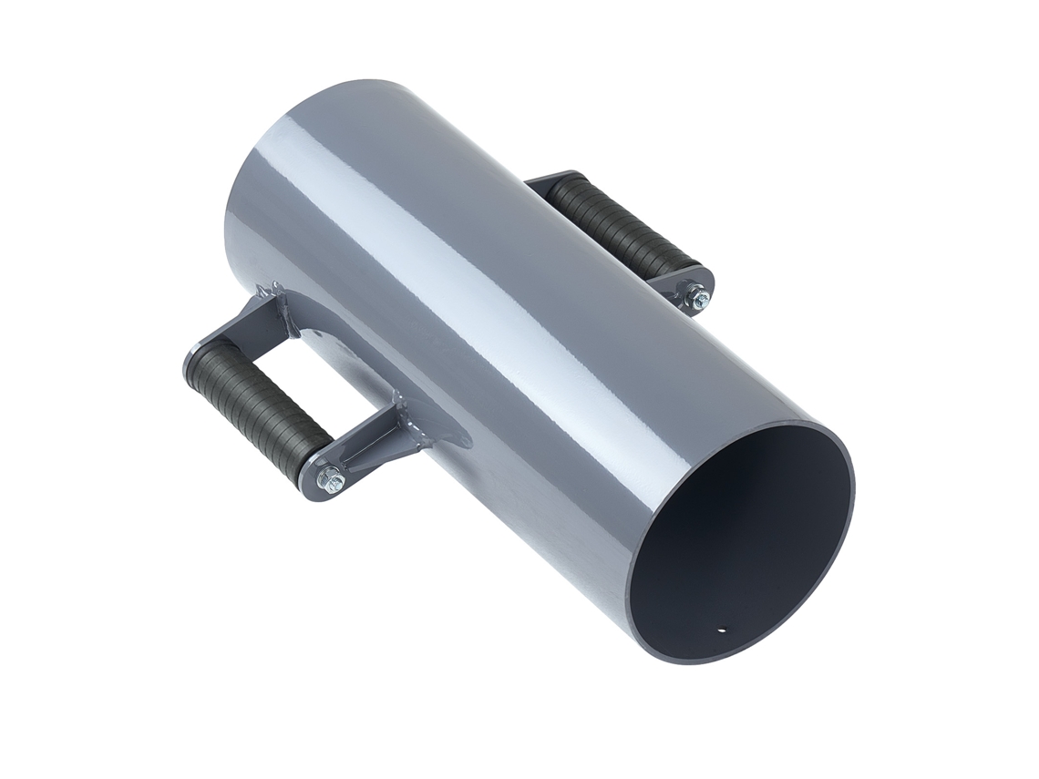 Compactador Manual Para Postes De Cerca Resistente Metal Com Alças Canal Em U E Cercas Madeira, Compatível T Até 15,5 Cm Diâmetro Interno Fazendas
