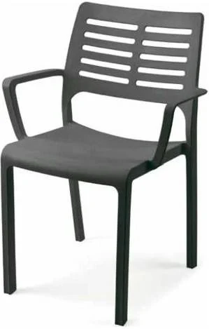 Cadeira Alisei Antracite IPAE PROGARDEN (73.5 x 60 x 101 cm)