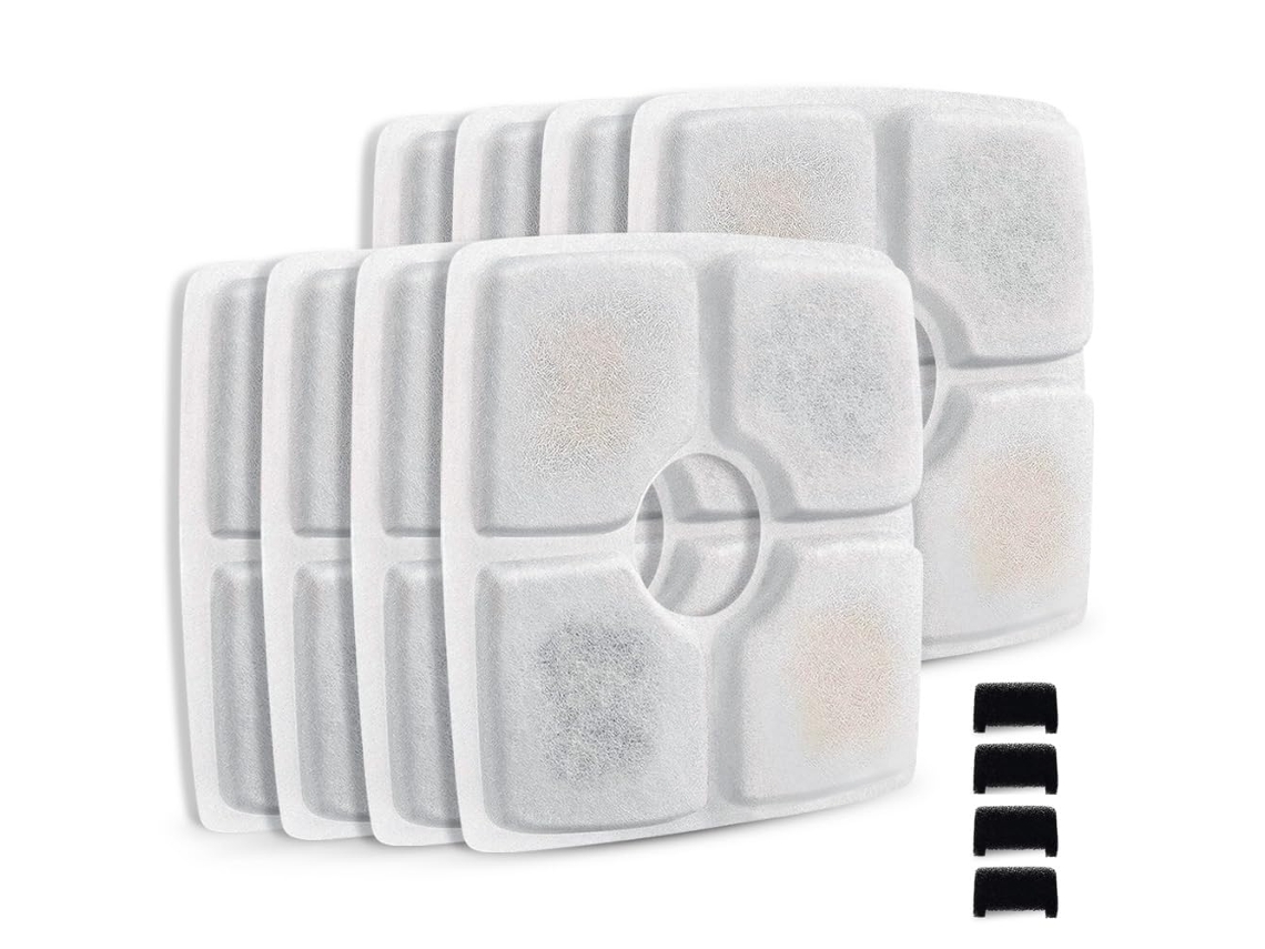 Conjunto de Filtros para Torneira, Tripla Filtragem, Dispensador de Água Quadrado 2,5l