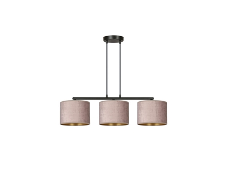 Candeeiro Suspenso Hilde Aço Cor-De-Rosa 72X100X18 Cm EPIKASA