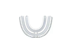 Escova De Dentes Elétrica Sônica 360° Em Formato De U, Recarregável, Para Crianças, Com Temporizador Inteligente, Luz Azul E Classificação Ipx7.