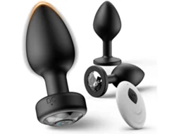 Vibrador ZRUXE Vb-005 Kit de Treino de Plug Anal de Brinquedos Anais de Silicone 3 Pcs -Preto