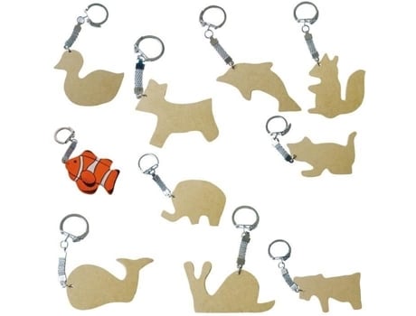 Porta-Chaves Unissexo P.W. INTERNATIONAL MDF Multicor