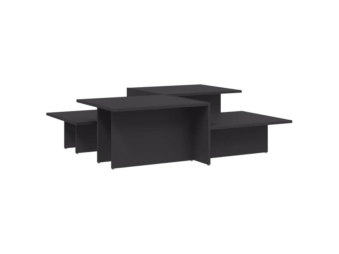 Coffee Table, Coffee Tables Vidaxl Cinzeto Madeira Processada (n/a)