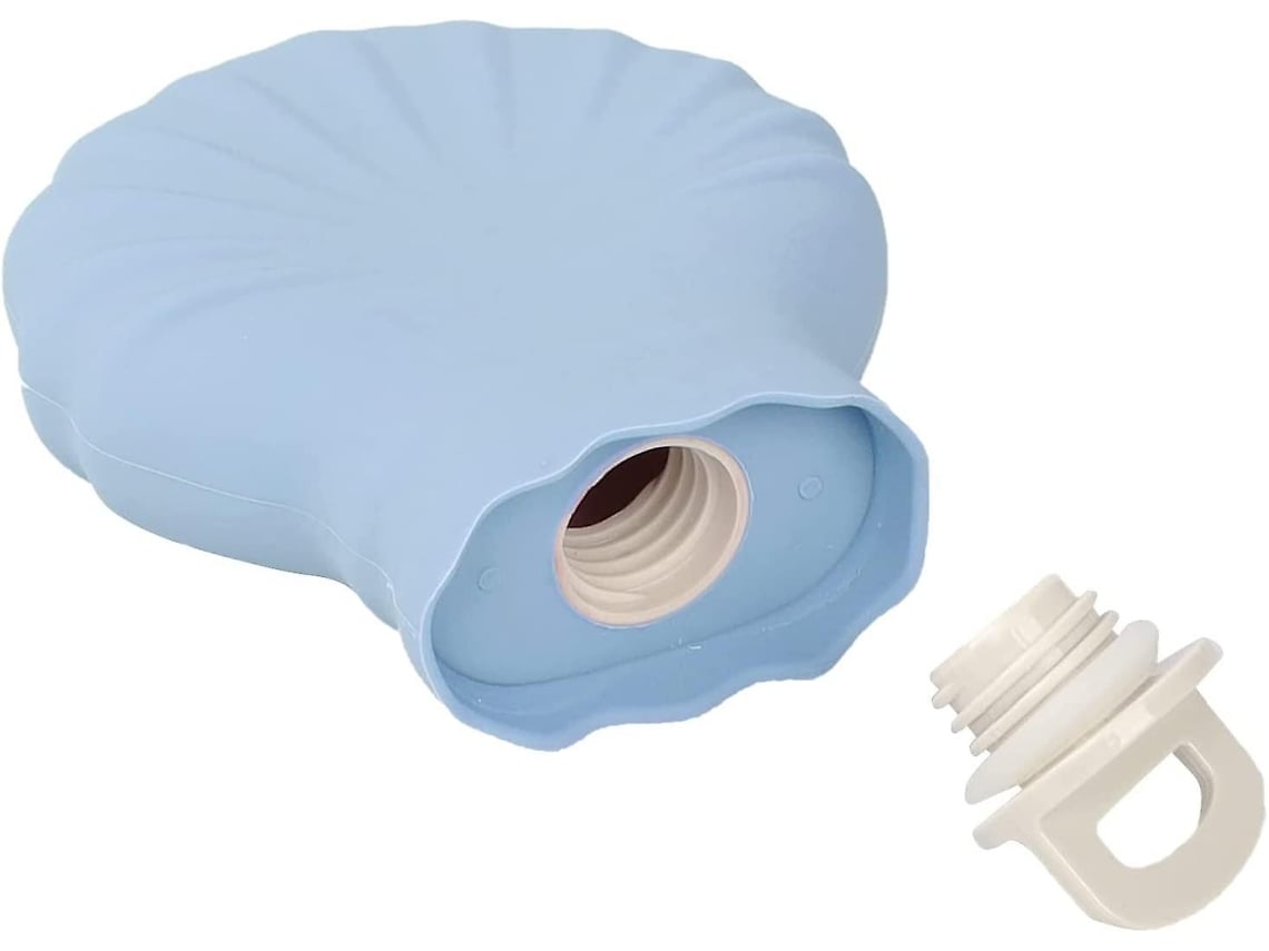 Aquecedor De Mãos Mini Com Invólucro À Prova De Explosão E Capa De Malha Azul