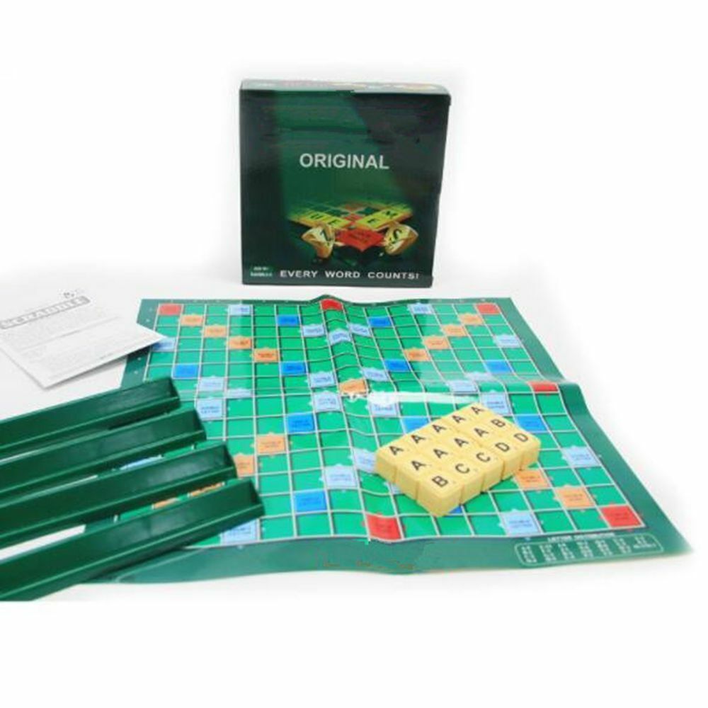 Scrabble Original Jogo de Tabuleiro Família Crianças Adultos Brinquedos  Educativos Jogo de Quebra-Cabeça (Idade Mínima: 4-12 anos)