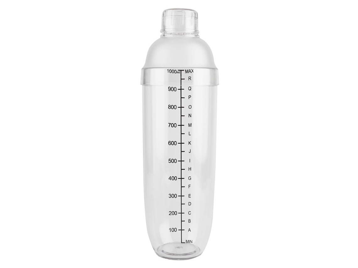 Coqueteleira de Resina Pc 1000ml com Escala | S/MARCA