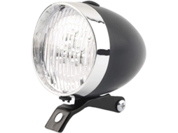 Farol De Bicicleta Retrô Clássico Com 3 Leds, Neblina Dianteiro Para