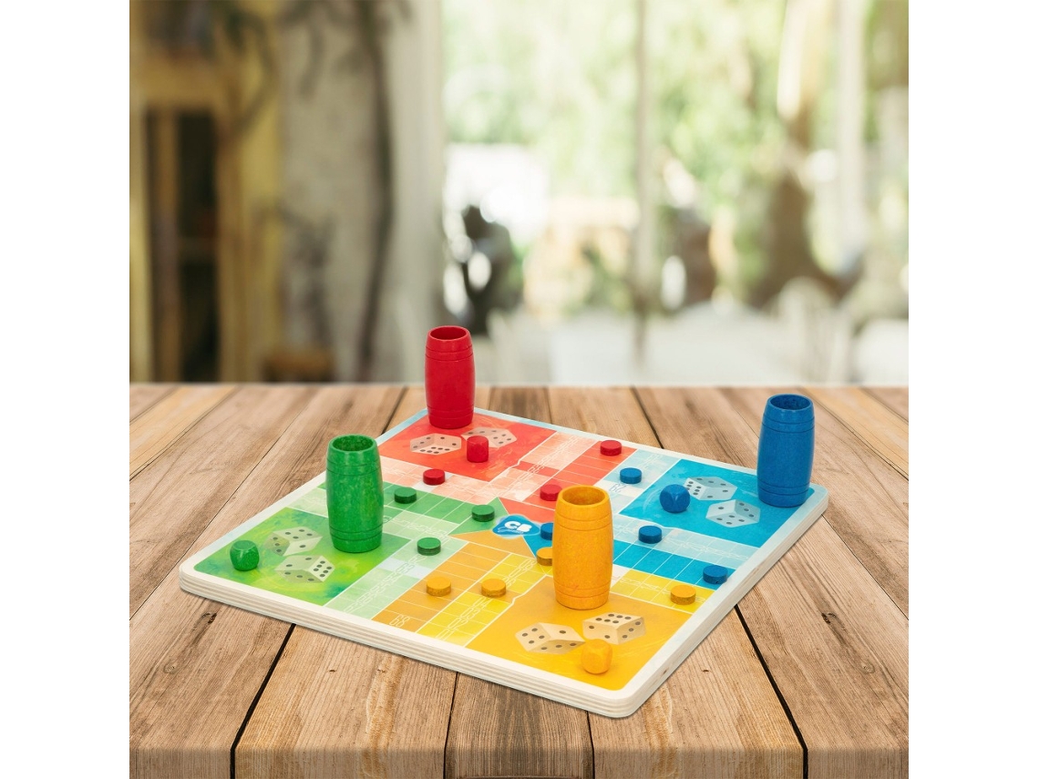 Jogo De Ludo Em Madeira