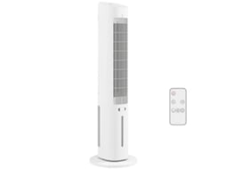 Ar Condicionado, Humidificador e Ventilador Torre 3 em 1, Oscilação 48°, 3 Velocidades, 3 Modos, Branco PENGJIANG SHOP
