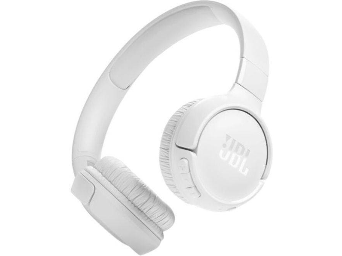 Auscultadores Bluetooth JBL TUNE 520 BT (On Ear - Microfone - Branco)