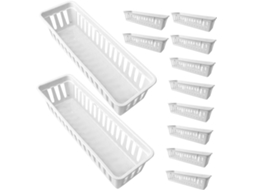Organizador De 12 Peças Em Plástico Para Lápis E Materiais Escolares, Cestos De Armazenamento Para E Gokoco
