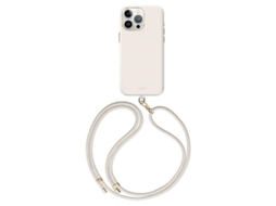 Capa Única Coehl Para Iphone 15 Pro Max 6.7 Com Carregamento Magnético Na Cor Marfim