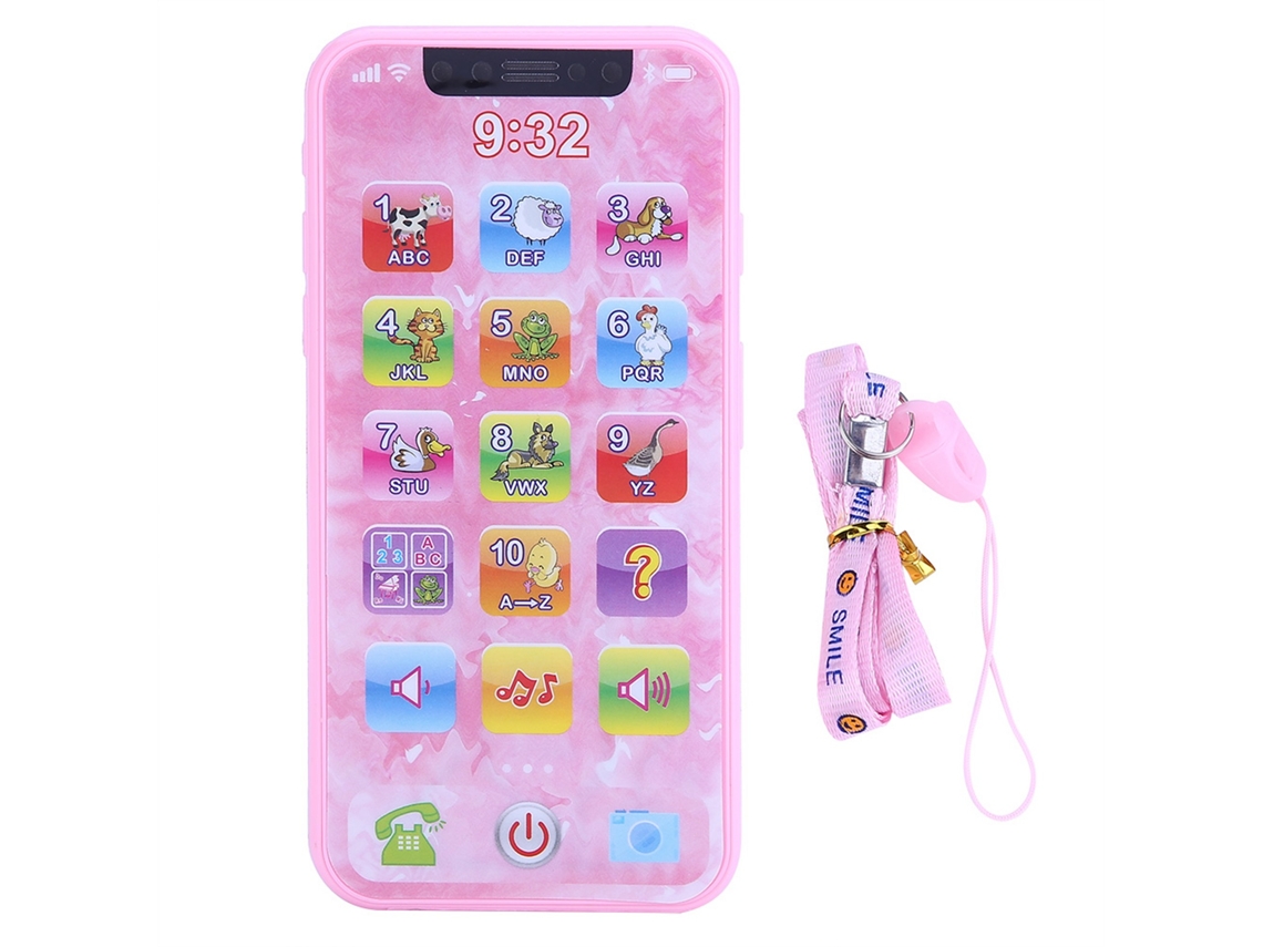 Primerox brinquedo Celular Infantil Musical Educativo Aprendizagem Letras Números Presente para Crianças