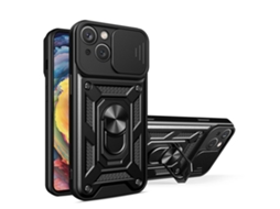 Capa Blindada Cobertura Câmera para Motorola Motorola Moto G62 5G Pele Sintética Preto
