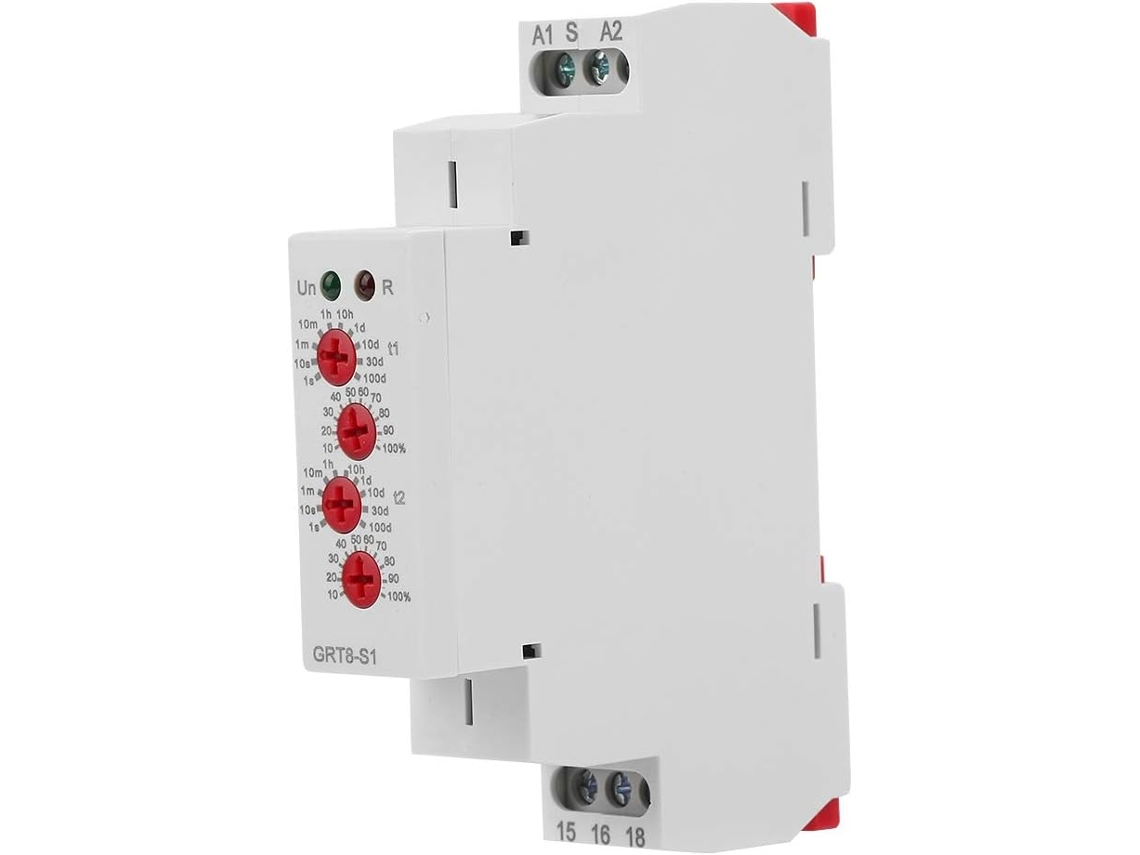 Relé Temporizador De Ciclo Grt8-s1 Controle Eletrônico Liga 220v Ca