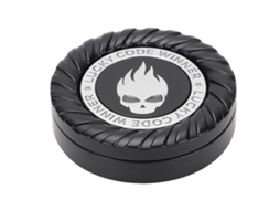 Primerox giroscópio de Ponta Dos Dedos Metal Anti estresse Brinquedo Rotativo Pressão Preto